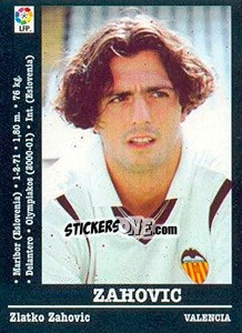 Sticker Zahovic (Valencia) - Liga Spagnola 2000-2001 - Panini