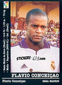 Sticker Flavio Conceiçao (R. Madrid) - Liga Spagnola 2000-2001 n. UF19 - Panini