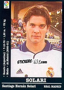 Cromo Solari (R. Madrid) - Liga Spagnola 2000-2001 - Panini