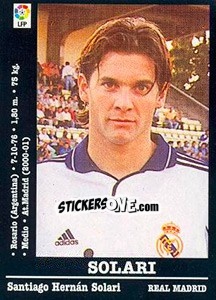 Sticker Solari (R. Madrid) - Liga Spagnola 2000-2001 n. UF20 - Panini