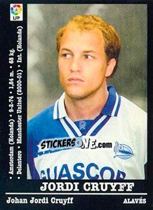 Sticker J. Cruyff (Alaves) - Liga Spagnola 2000-2001 n. UF23 - Panini