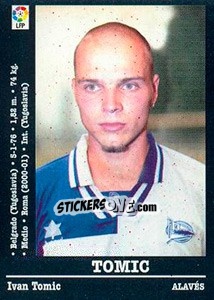 Sticker Tomic (Alaves) - Liga Spagnola 2000-2001 - Panini