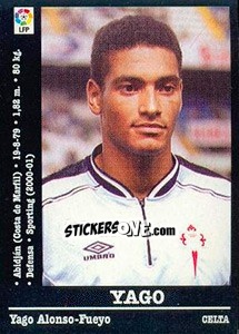 Figurina Yago (Celta) - Liga Spagnola 2000-2001 - Panini