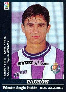 Sticker Pachón (Valladolid) - Liga Spagnola 2000-2001 - Panini