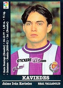 Sticker Kaviedes (Valladolid) - Liga Spagnola 2000-2001 - Panini