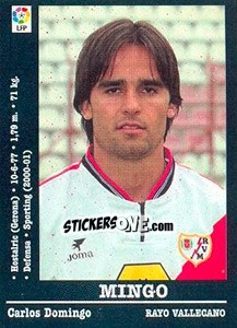 Cromo Mingo (Rayo) - Liga Spagnola 2000-2001 n. UF36 - Panini