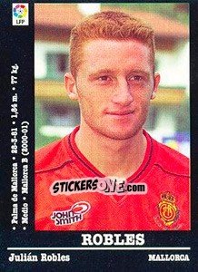 Cromo Robles (Mallorca) - Liga Spagnola 2000-2001 - Panini