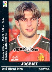 Sticker Josemi (Mallorca) - Liga Spagnola 2000-2001 n. UF40 - Panini