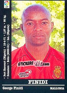 Sticker Finidi (Mallorca) - Liga Spagnola 2000-2001 n. UF41 - Panini
