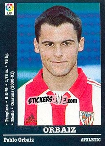 Cromo Orbaiz (Athletic Club) - Liga Spagnola 2000-2001 - Panini