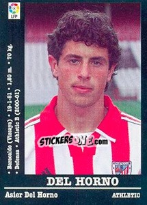 Sticker Del Horno (Athletic Club) - Liga Spagnola 2000-2001 - Panini