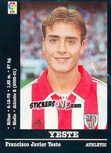 Sticker Yeste (Athletic Club) - Liga Spagnola 2000-2001 - Panini