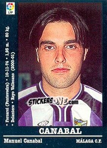 Sticker Canabal (Malaga) - Liga Spagnola 2000-2001 n. UF49 - Panini