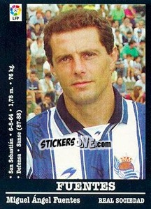 Cromo Fuentes (R. Sociedad) - Liga Spagnola 2000-2001 - Panini