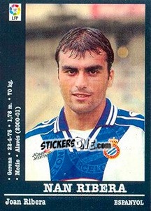 Figurina Nan Ribera (Espanyol) - Liga Spagnola 2000-2001 - Panini