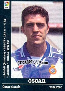 Sticker óscar (Espanyol) - Liga Spagnola 2000-2001 - Panini