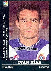 Sticker Ivan Díaz (Espanyol) - Liga Spagnola 2000-2001 - Panini