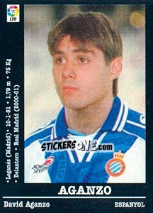 Sticker Aganzo (Espanyol) - Liga Spagnola 2000-2001 n. UF57 - Panini