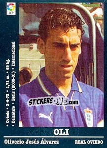 Cromo Oli (Oviedo) - Liga Spagnola 2000-2001 - Panini