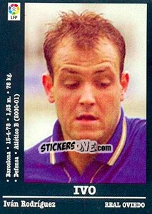 Figurina Ivo (Oviedo) - Liga Spagnola 2000-2001 - Panini