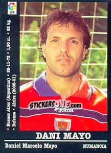 Cromo Dani Mayo (Numancia) - Liga Spagnola 2000-2001 - Panini