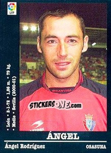 Sticker Ángel (Osasuna) - Liga Spagnola 2000-2001 n. UF77 - Panini