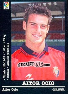 Figurina Aitor Ocio (Osasuna) - Liga Spagnola 2000-2001 - Panini