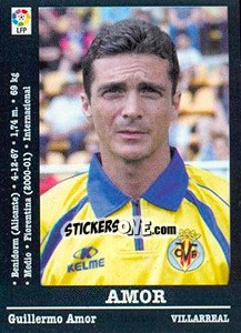 Sticker Amor (Villarreal) - Liga Spagnola 2000-2001 n. UF80 - Panini
