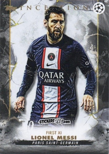 Cromo Lionel Messi - Inception UEFA Club Competitions 2022-2023 n. 20 - Topps