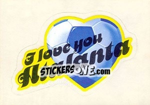 Sticker Atalanta (Slogan) - Supercalcio 1985-1986 - Panini