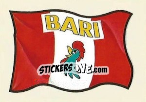 Figurina Bari (Bandiera) - Supercalcio 1985-1986 - Panini