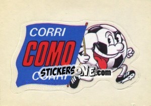 Sticker Como (Slogan) - Supercalcio 1985-1986 n. 8 - Panini