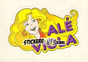 Sticker Fiorentina (Slogan) - Supercalcio 1985-1986 n. 10 - Panini