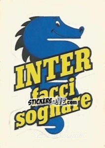 Sticker Inter (Slogan) - Supercalcio 1985-1986 - Panini