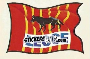 Sticker Lecce (Bandiera) - Supercalcio 1985-1986 - Panini