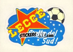 Sticker Lecce (Slogan) - Supercalcio 1985-1986 - Panini