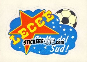 Cromo Lecce (Slogan) - Supercalcio 1985-1986 - Panini