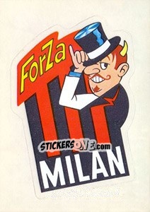 Sticker Milan (Slogan) - Supercalcio 1985-1986 n. 18 - Panini