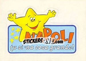Sticker Napoli (Slogan) - Supercalcio 1985-1986 - Panini