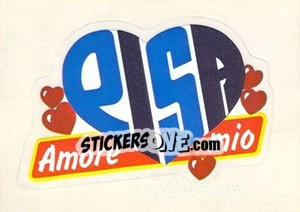 Sticker Pisa (Slogan) - Supercalcio 1985-1986 n. 22 - Panini