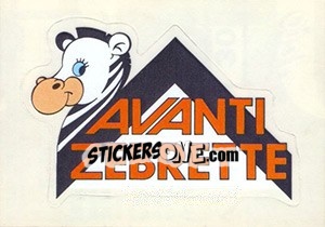 Sticker Udinese (Slogan) - Supercalcio 1985-1986 - Panini