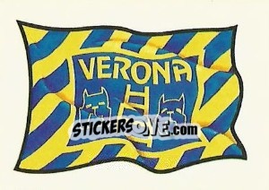 Sticker Verona (Bandiera) - Supercalcio 1985-1986 n. 31 - Panini