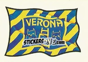 Sticker Verona (Bandiera) - Supercalcio 1985-1986 - Panini