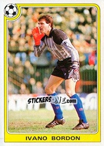 Sticker Ivano Bordon - Supercalcio 1985-1986 n. 33 - Panini