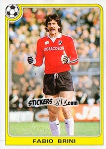 Sticker Fabio Brini - Supercalcio 1985-1986 n. 35 - Panini