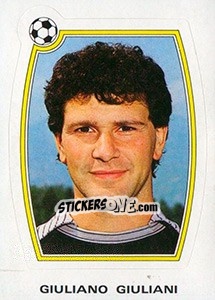 Sticker Giuliano Giuliani - Supercalcio 1985-1986 n. 36 - Panini