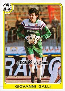 Figurina Giovanni Galli - Supercalcio 1985-1986 - Panini