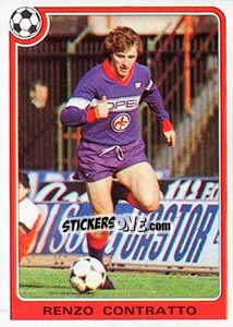 Sticker Renzo Contratto - Supercalcio 1985-1986 n. 47 - Panini
