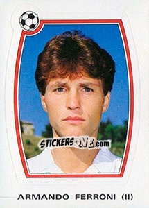 Sticker Armando Ferroni (II) - Supercalcio 1985-1986 - Panini