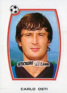 Figurina Carlo Osti - Supercalcio 1985-1986 - Panini